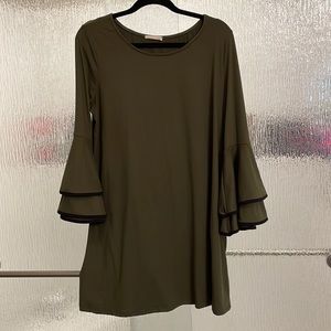 Olive colored dress